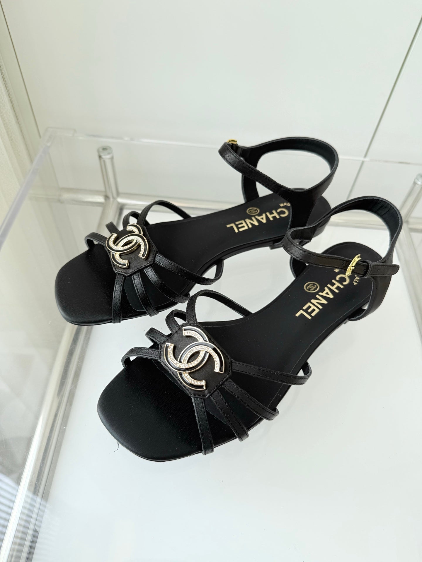 Chanel 2026 Slingback Flat Sandals Leather Sheepskin 823412