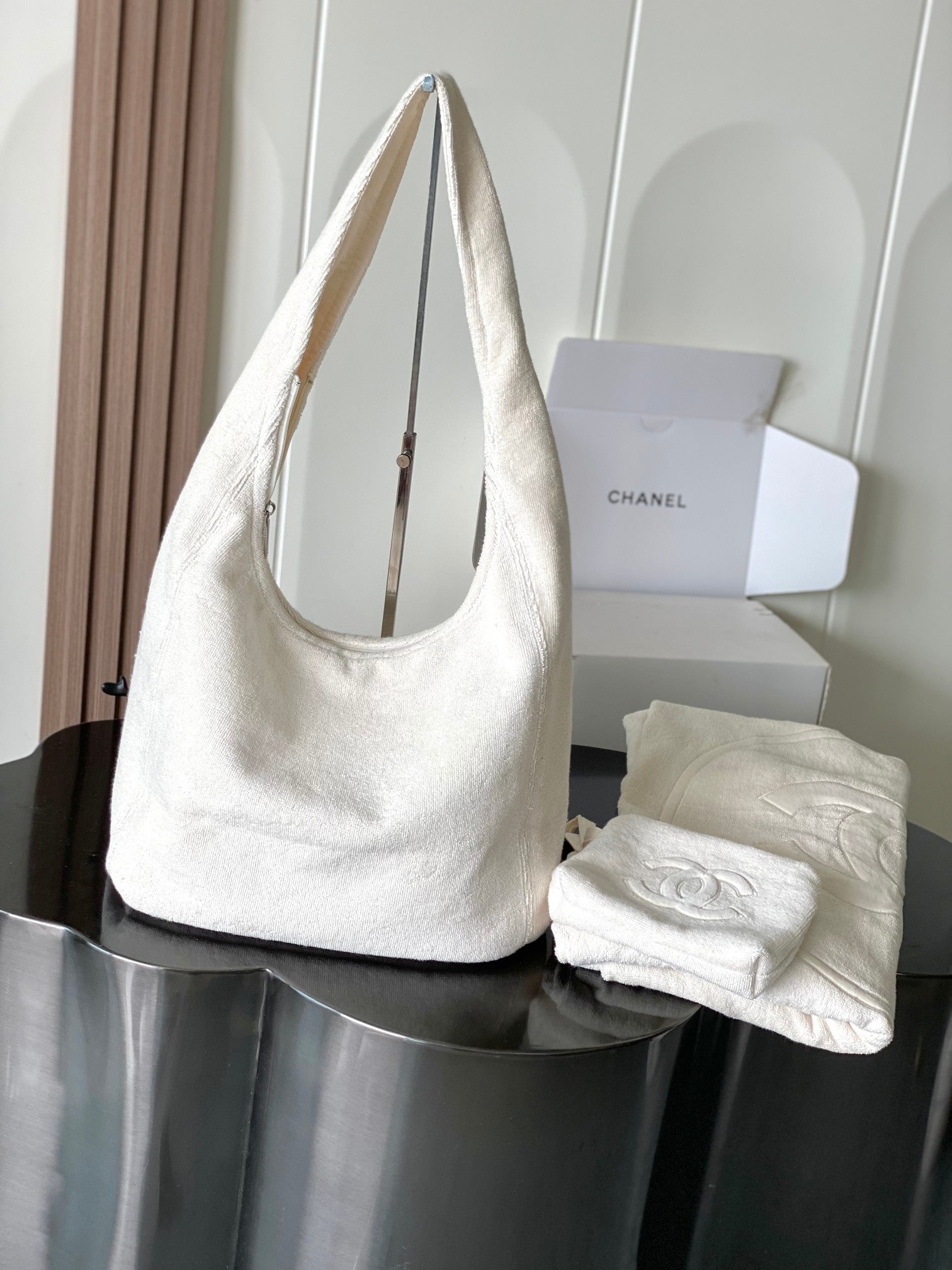 Chanel 2026 Coco Beach Shoulder Bag Cotton