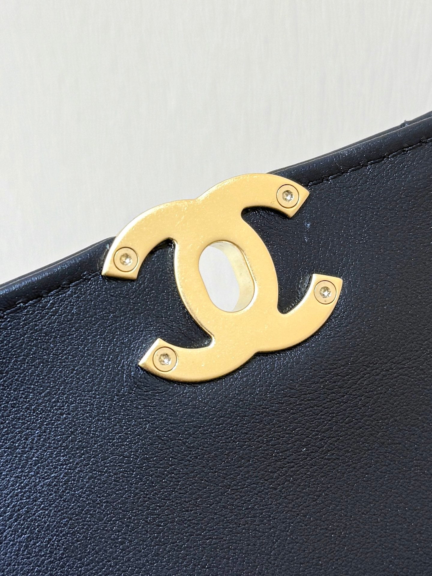 Chanel 2026 Double Straps Bag 22.5cm Black Lambskin