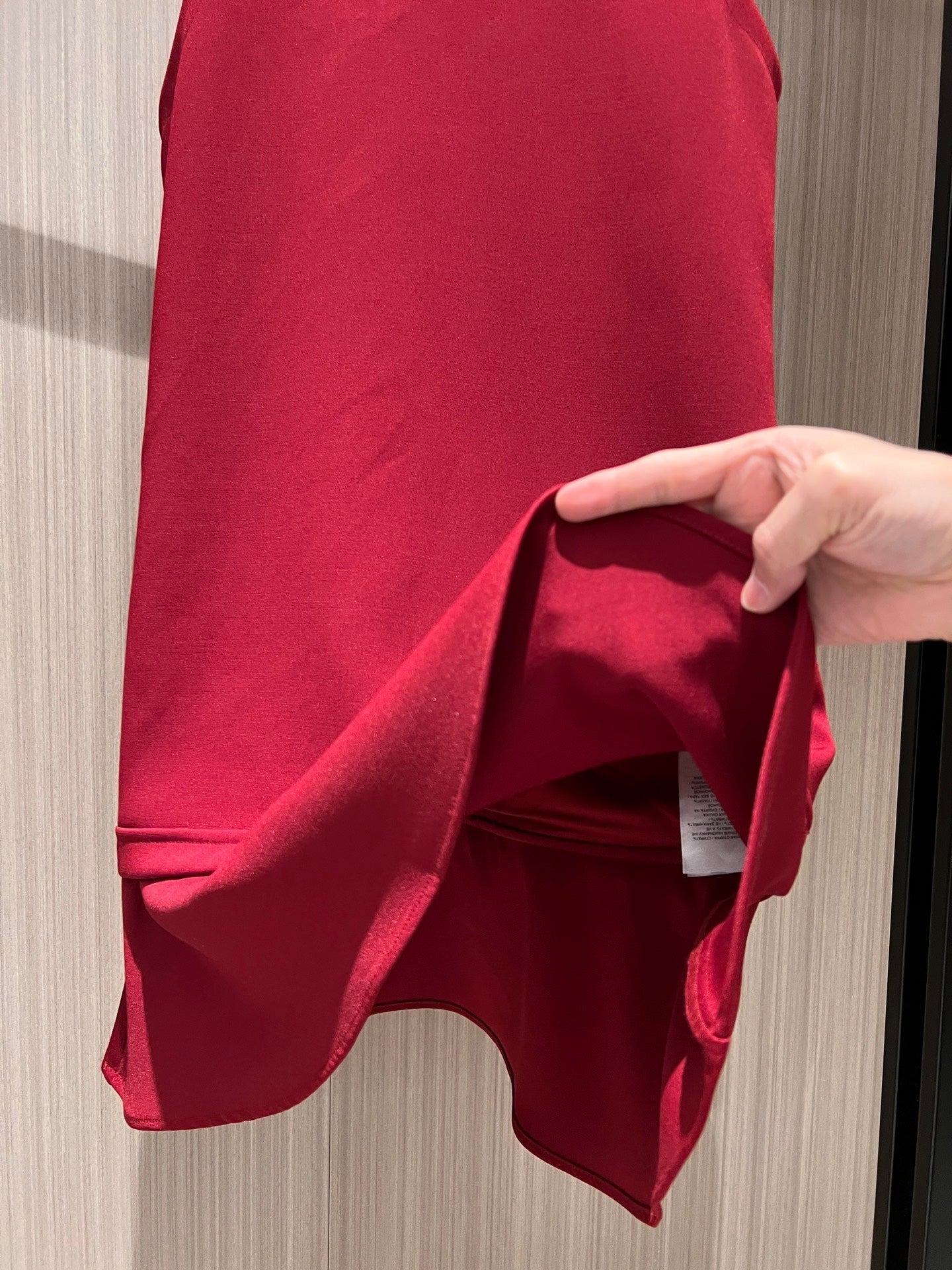 Gucci Sleeveless Vest Dress Red Polyester Fiber