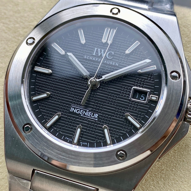 IWC Ingenieur 40mm Black Dial Steel Case