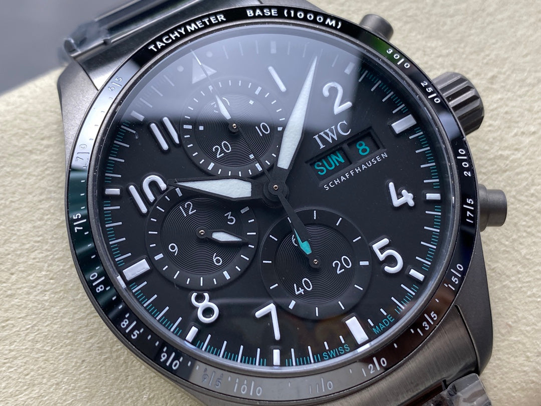 IWC Pilot 41mm Black Dial Black Case