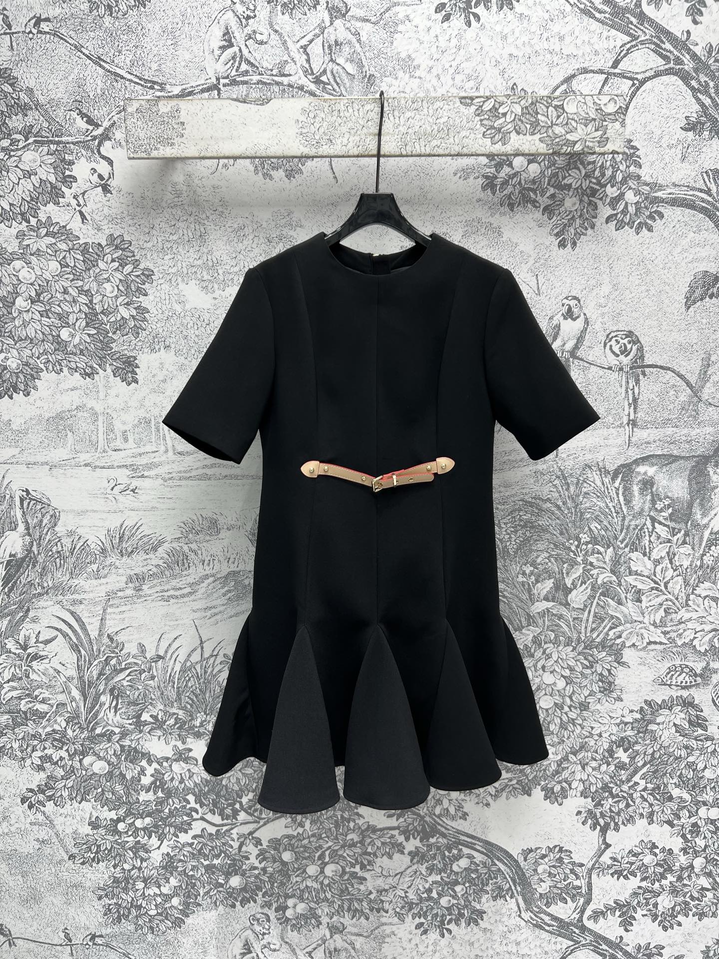LV 25 Dress Black Polyester