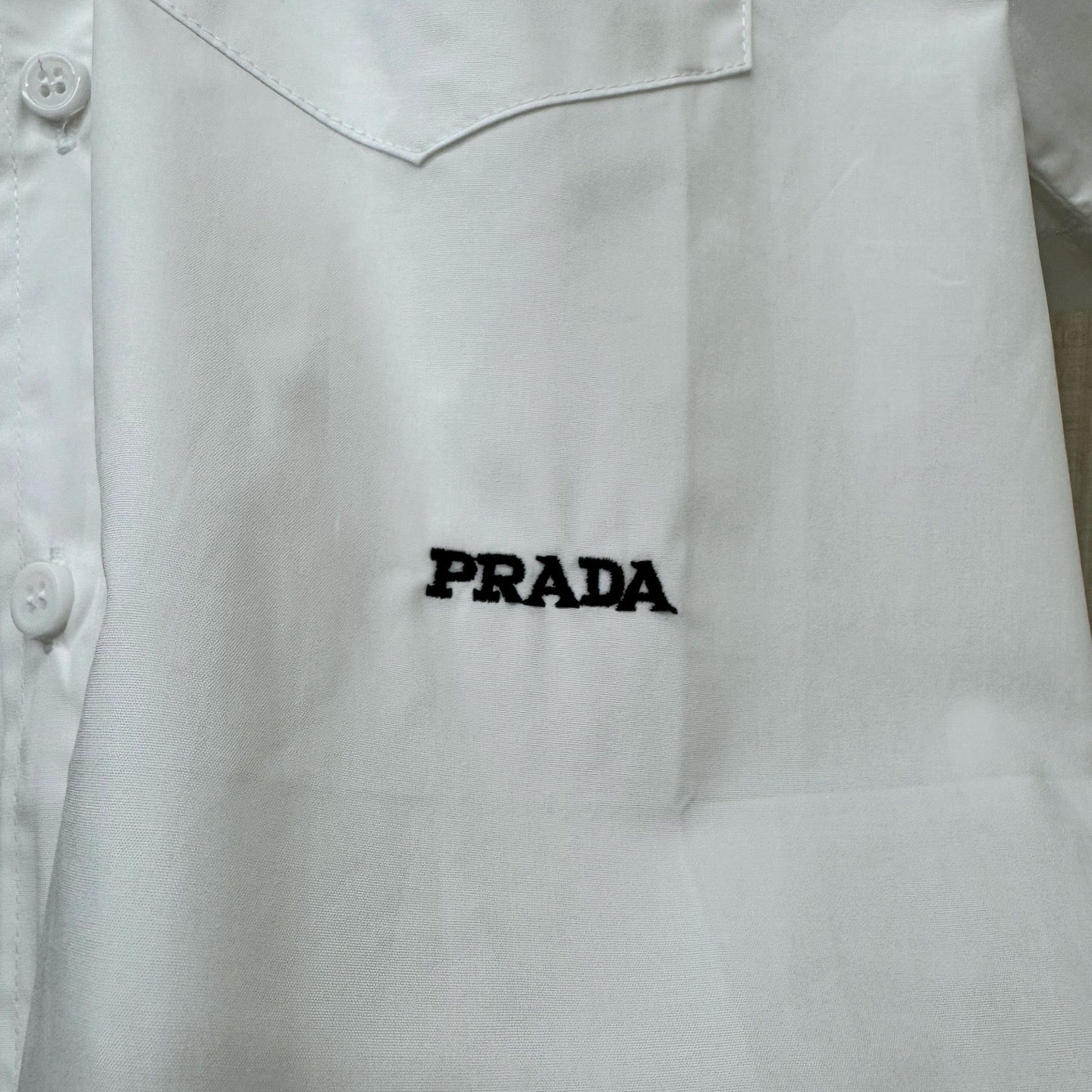 Prada 2026 Shirt White Cotton 399169