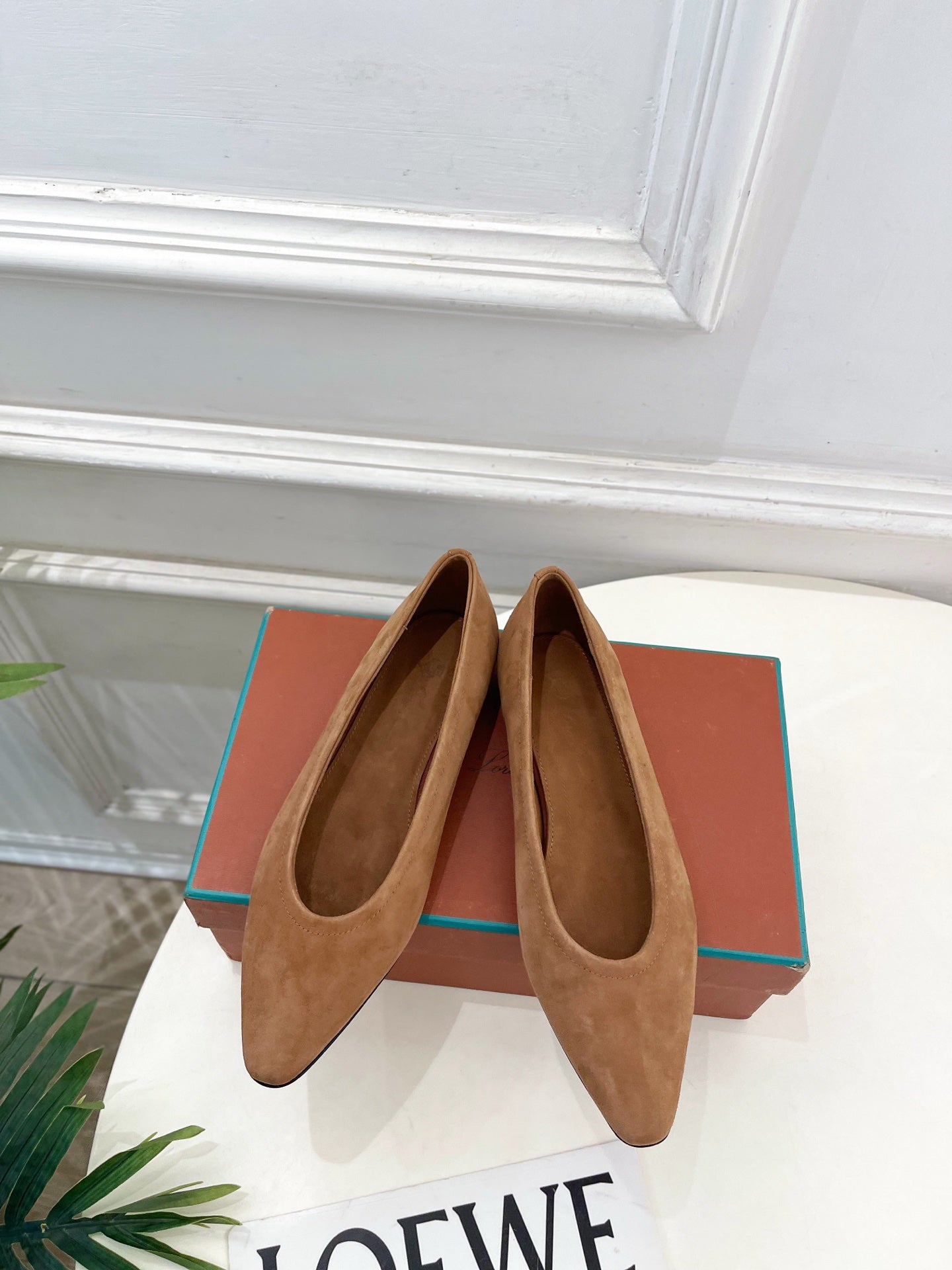 LP 26SS Ballet Flats Suede 587577