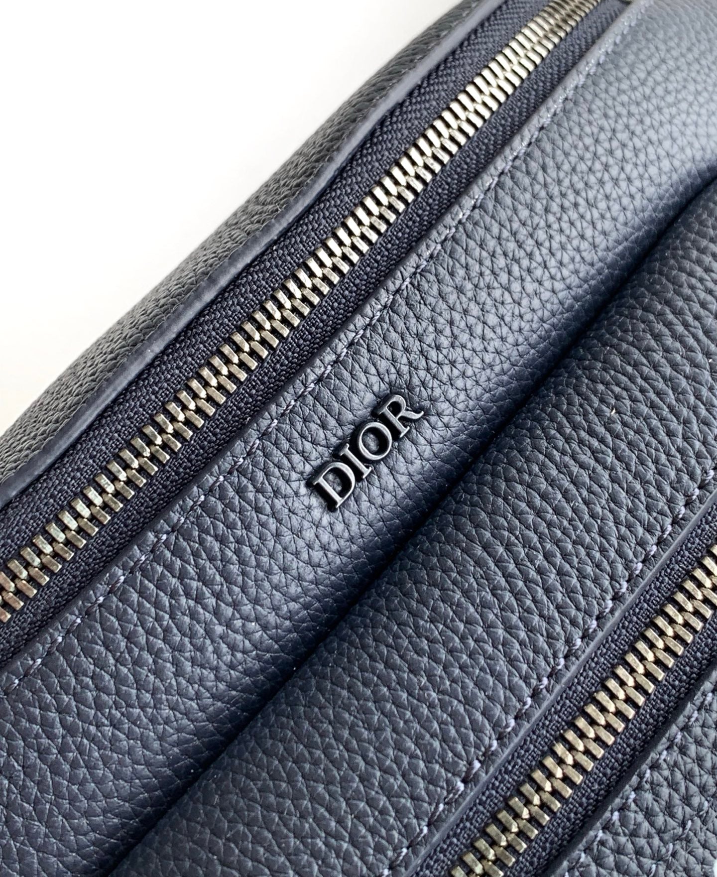 Dior Rider 2.0 Zipper Waist Bag Navy Blue Cowhide 336242