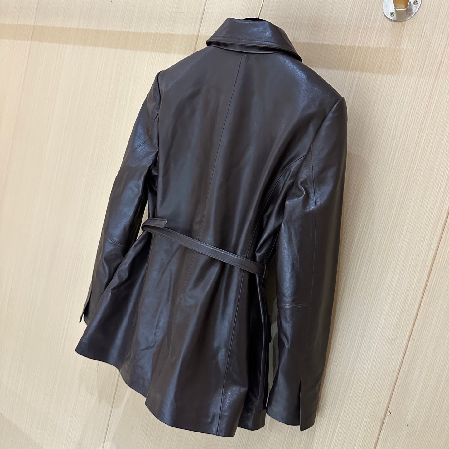 Gucci Jacket Brown Chocolate Leather 276991