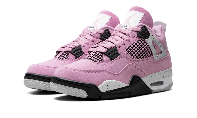 Nike Air Jordan 4 Retro Pink Black Suede