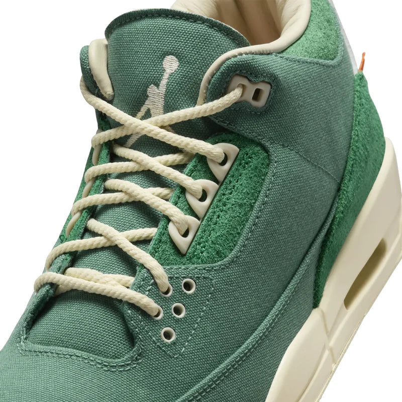 Nina Chanel Abney x Air Jordan 3 Green Canvas Suede