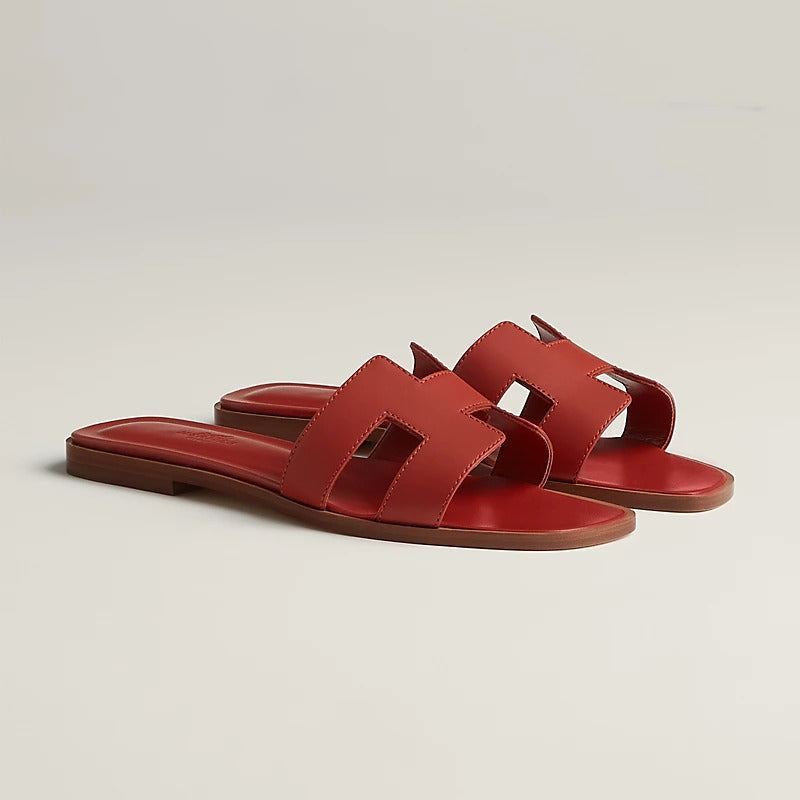 0ran Sandal Calfskin With Iconic "H" Cut-out