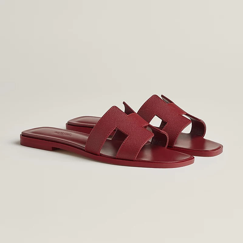 0ran Sandal Calfskin With Iconic "H" Cut-out