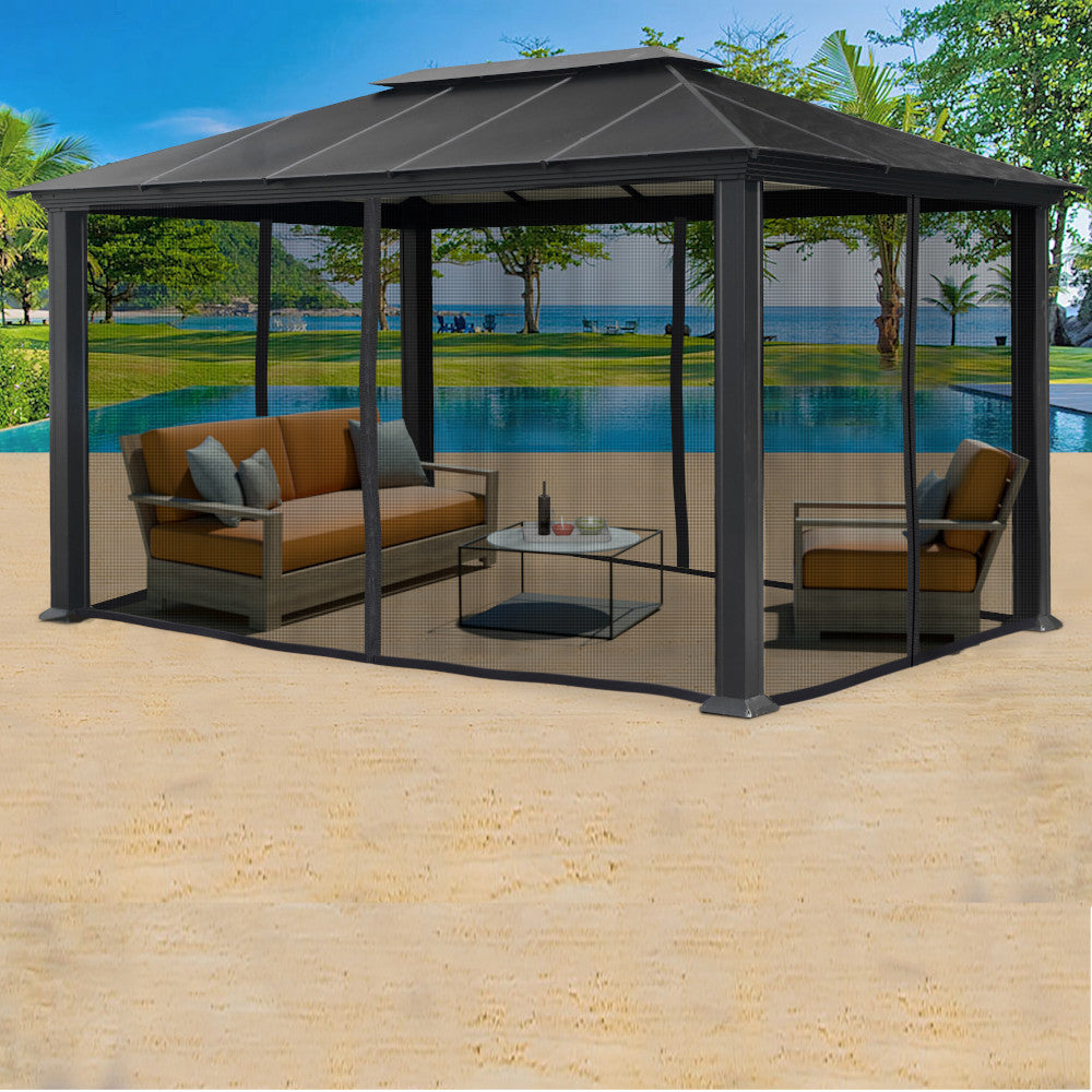 Paragon Outdoor Santa Monica Hard Top Gazebo