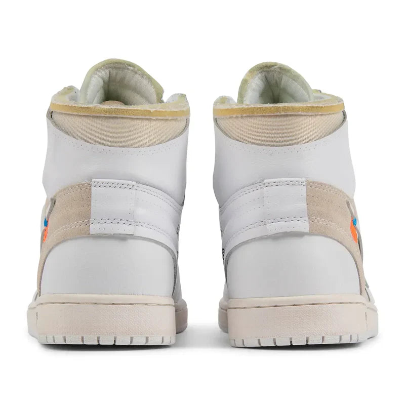 Off-White x Air Jordan 1 Retro White Beige Leather