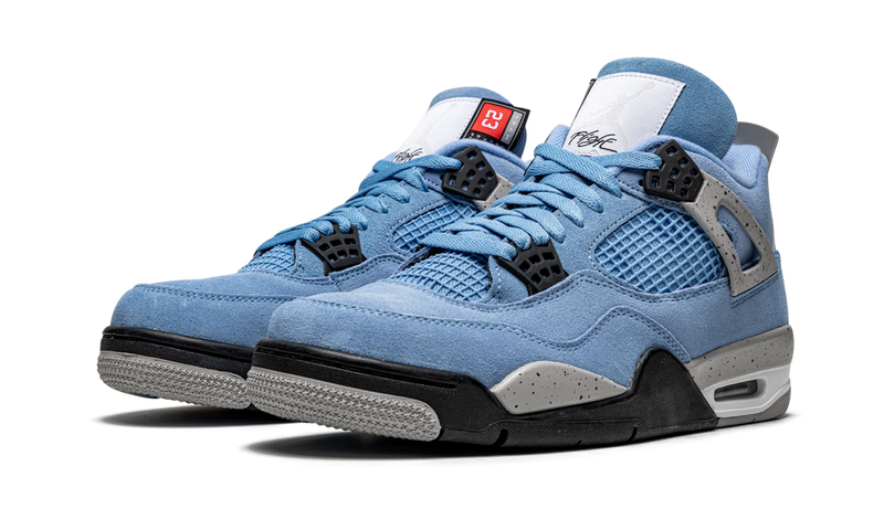 Nike Air Jordan 4 Blue Black Suede 04