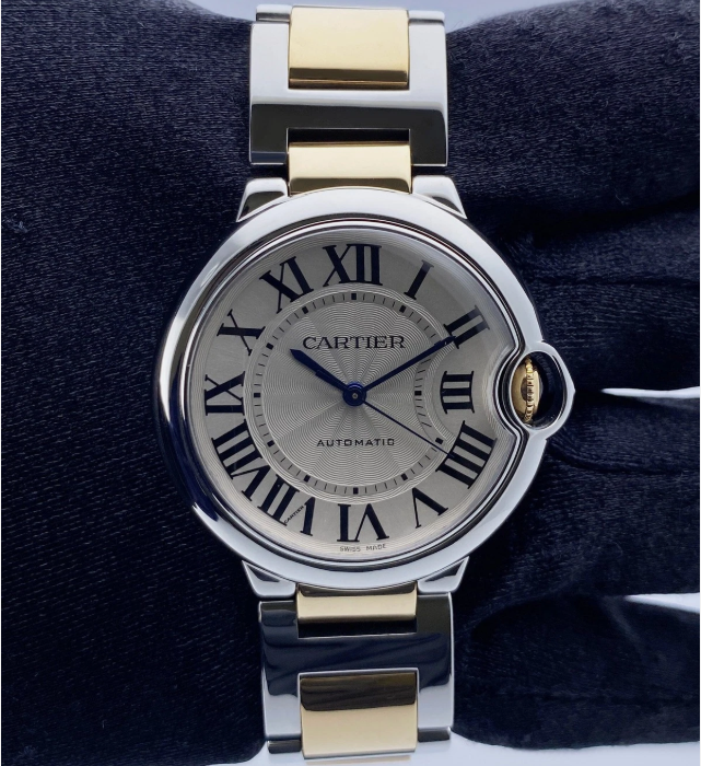 Cartier Ballon Bleu 36mm Steel and Yellow Gold Watch