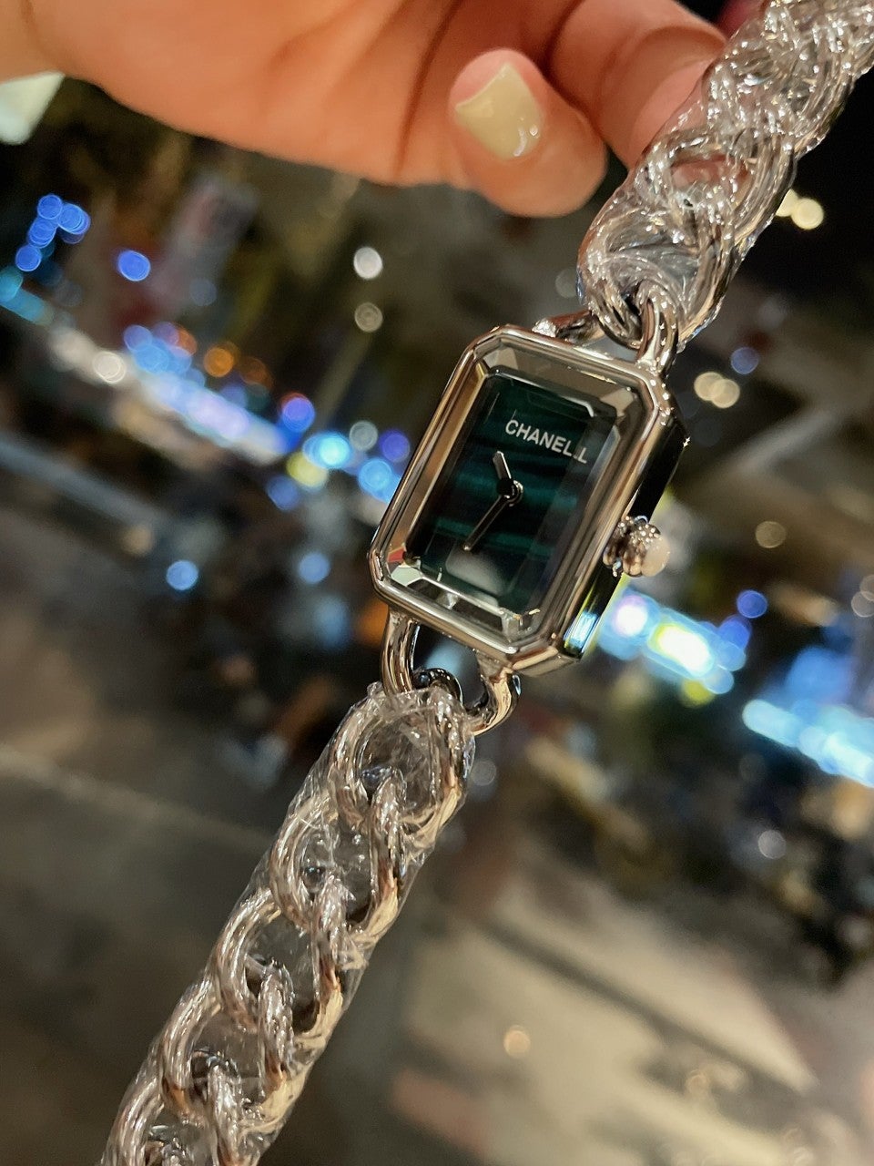 PREMIERE LADY QUARTZ 21 SILVER BLUE DIAL